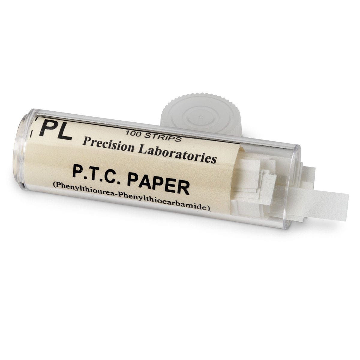 K01525(F)-PTC Paper Strips - Vial of 100