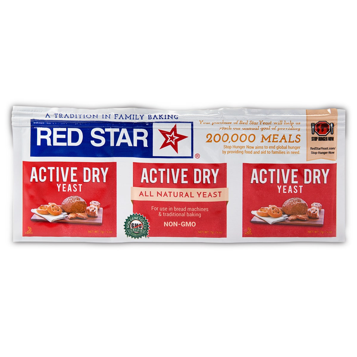 KI01172(B)-Yeast, Red star, Dry, pk/3