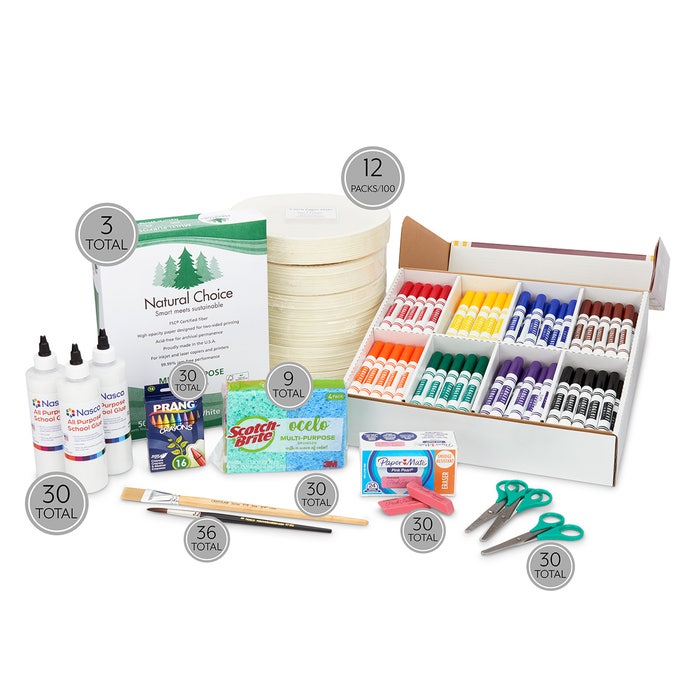 Intro to Arts Attack Basic Supplies Kit Nasco Education