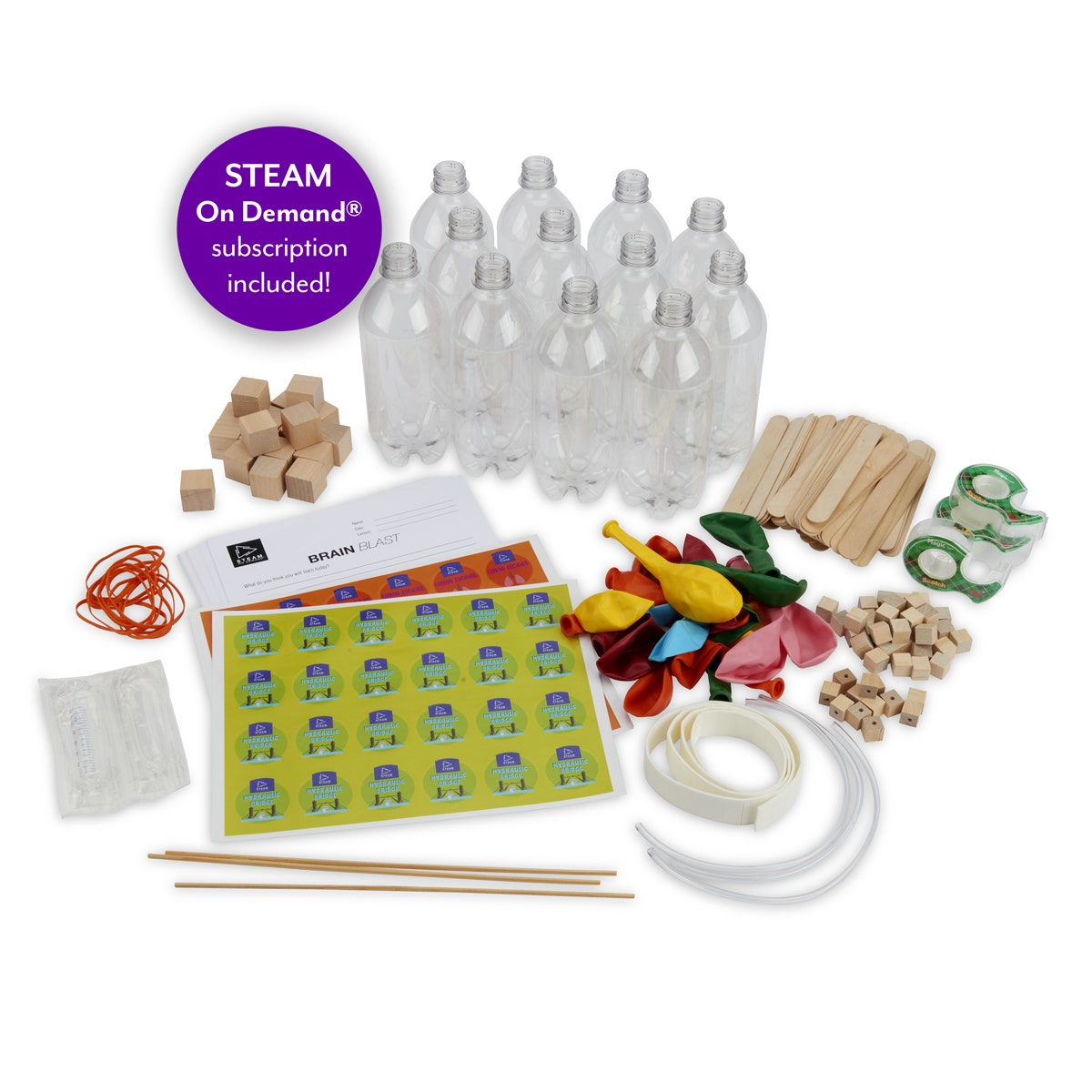 KI06417-STEAM On Demand&reg; 3-5 Kit: Lung Model and Hydraulic Bridge Lessons