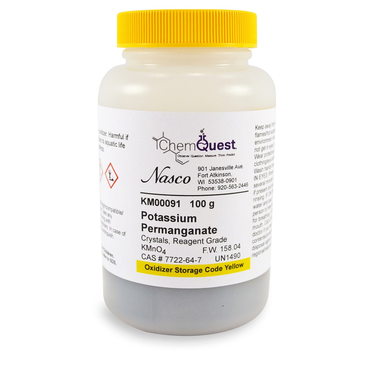 KM00091-Potassium Permanganate - 100 g, Reagent