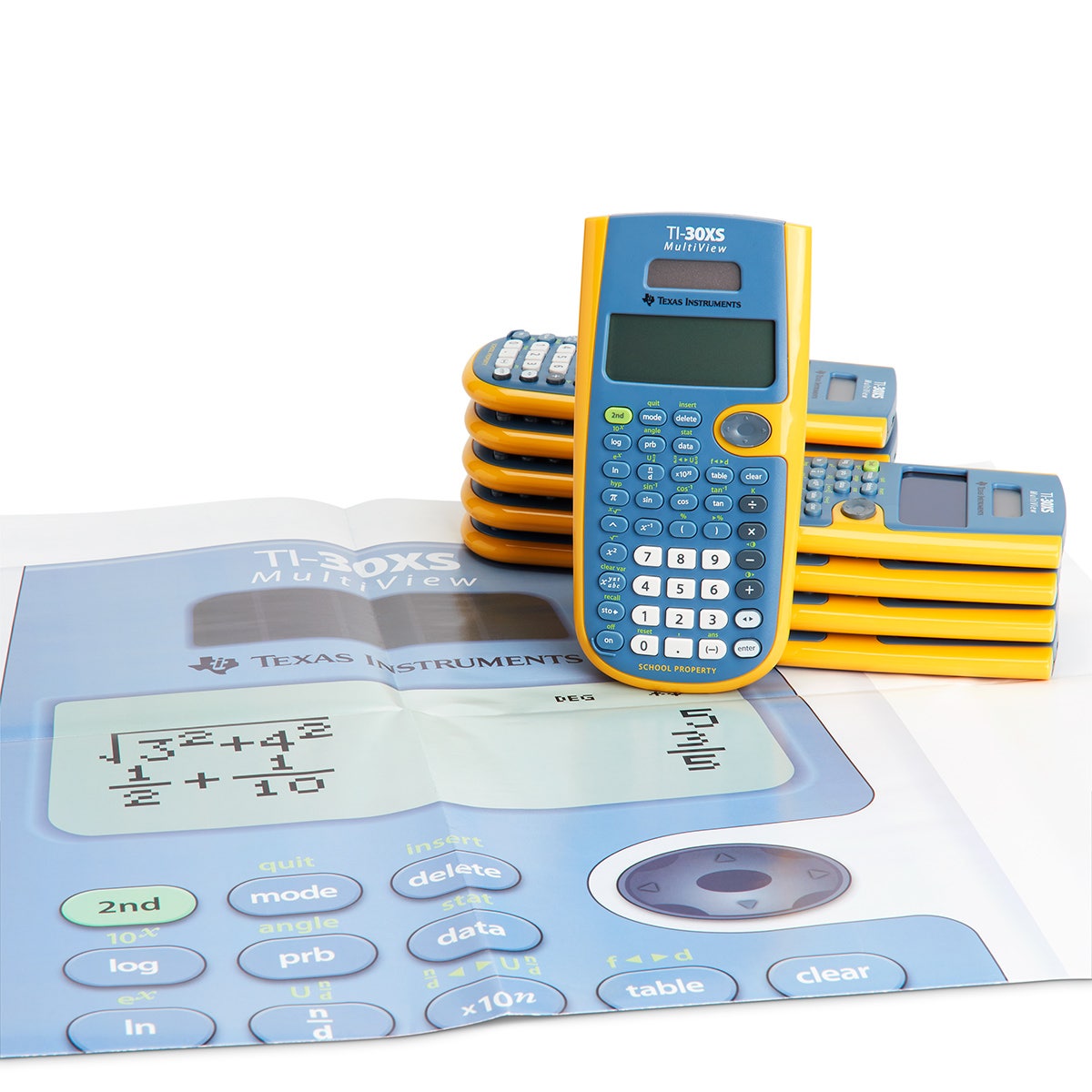 NA10401-Texas Instruments TI-30XS MultiView™ Scientific Calculator EZ-Spot Teacher Kit