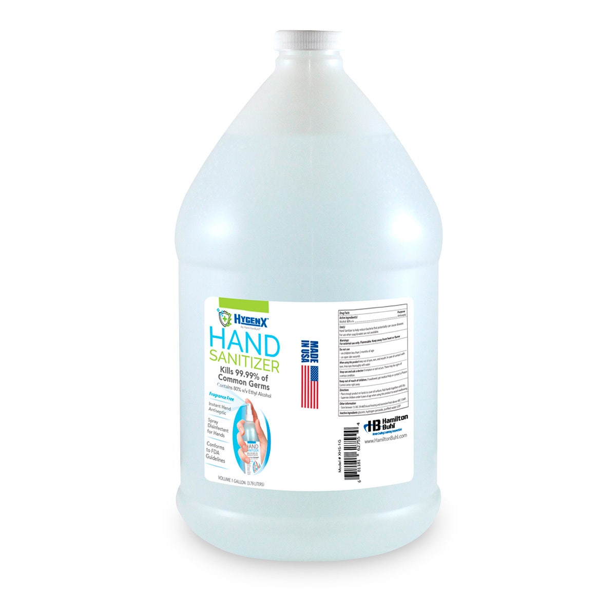 NA10460-HygenX™ Hand Sanitizer, 1-Gallon Refill