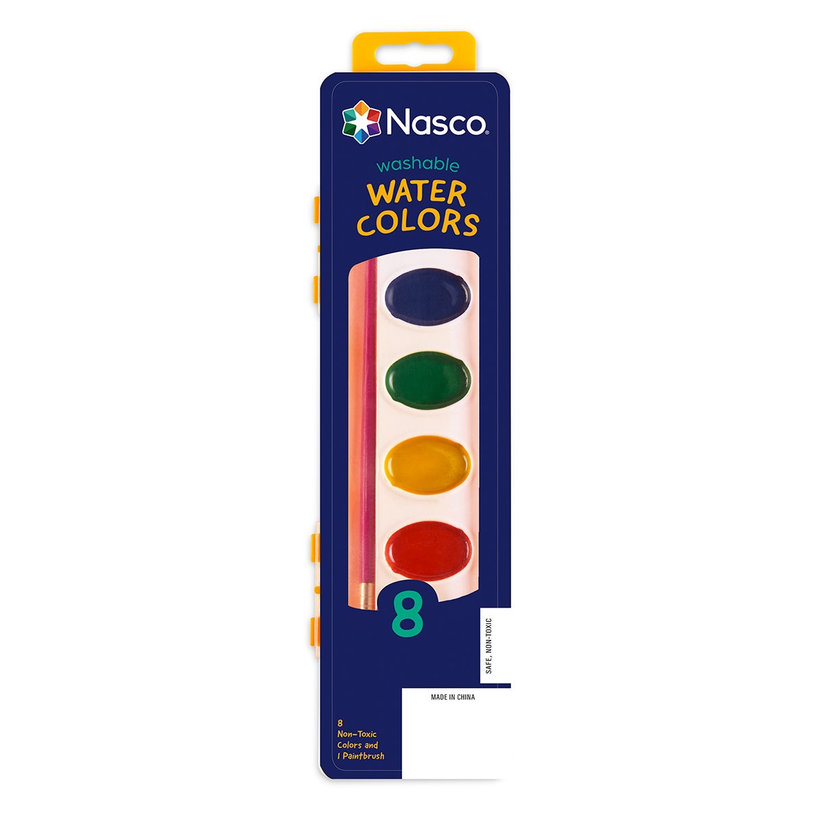 NE20047-Nasco Washable 8-Color Watercolor Set