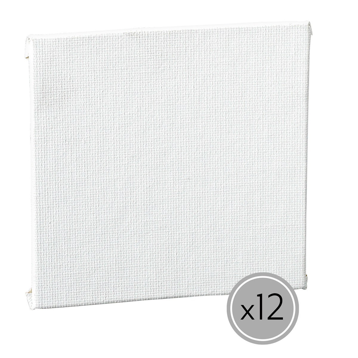 NE20066-Nasco Square Canvas Panel - 4 in. x 4 in. - Pack of 12