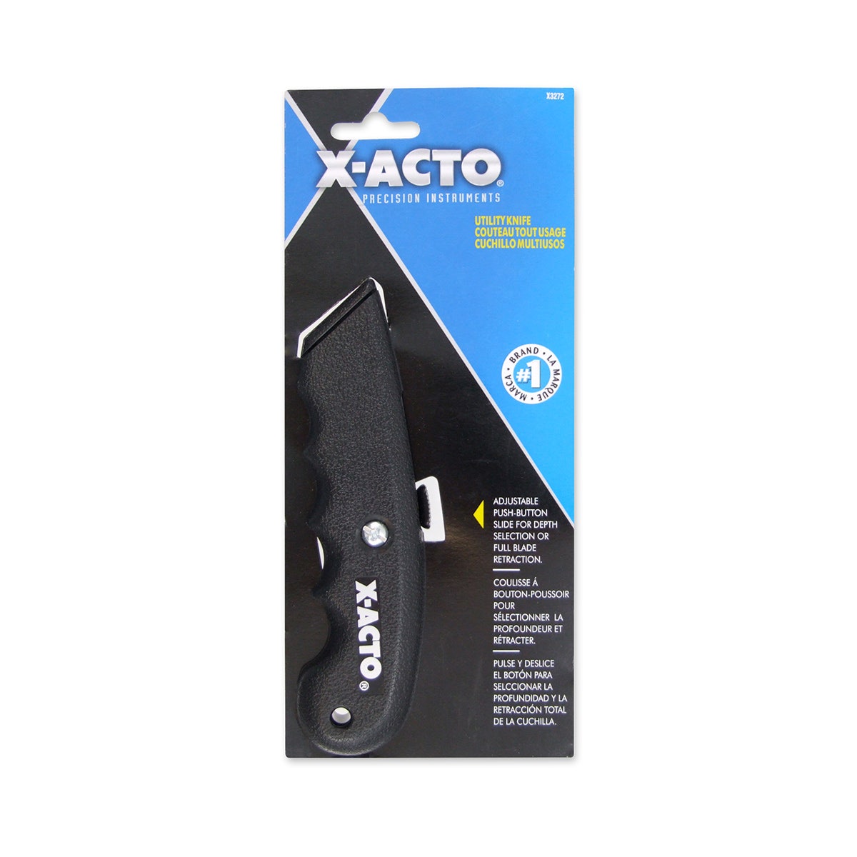 NE20085-X-ACTO° Retractable Plastic Utility Knife