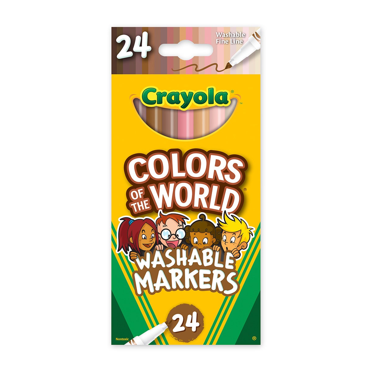 NE20137-Crayola® Colors of the World Washable Markers