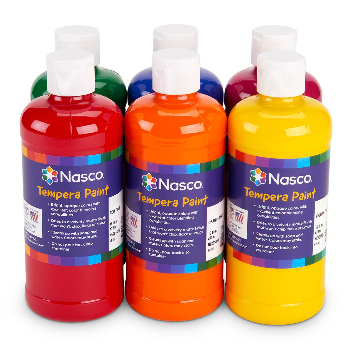 NE20167-Nasco Tempera Paint Set