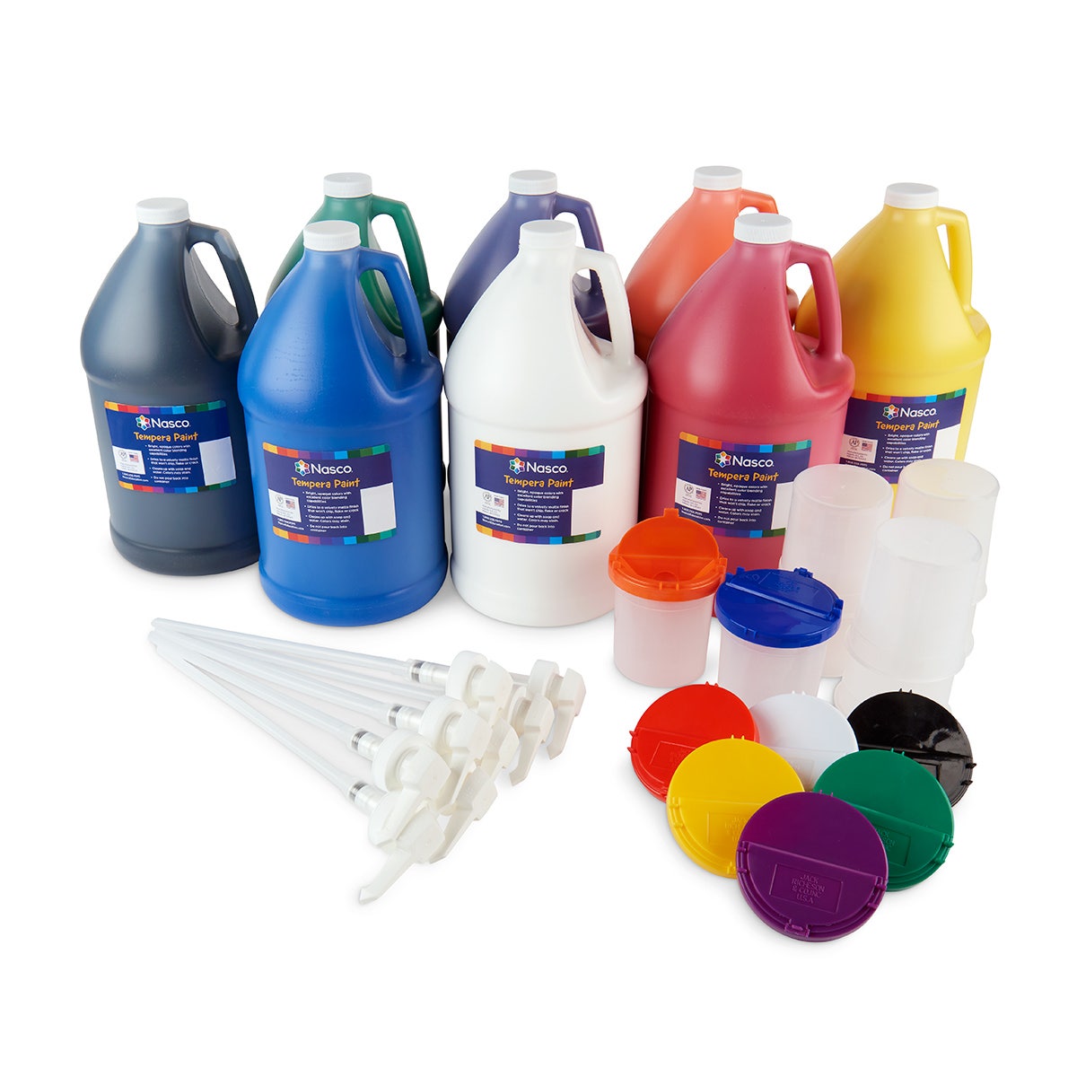 NE20170-Nasco Tempera Paint, Super 8 Pump Kit
