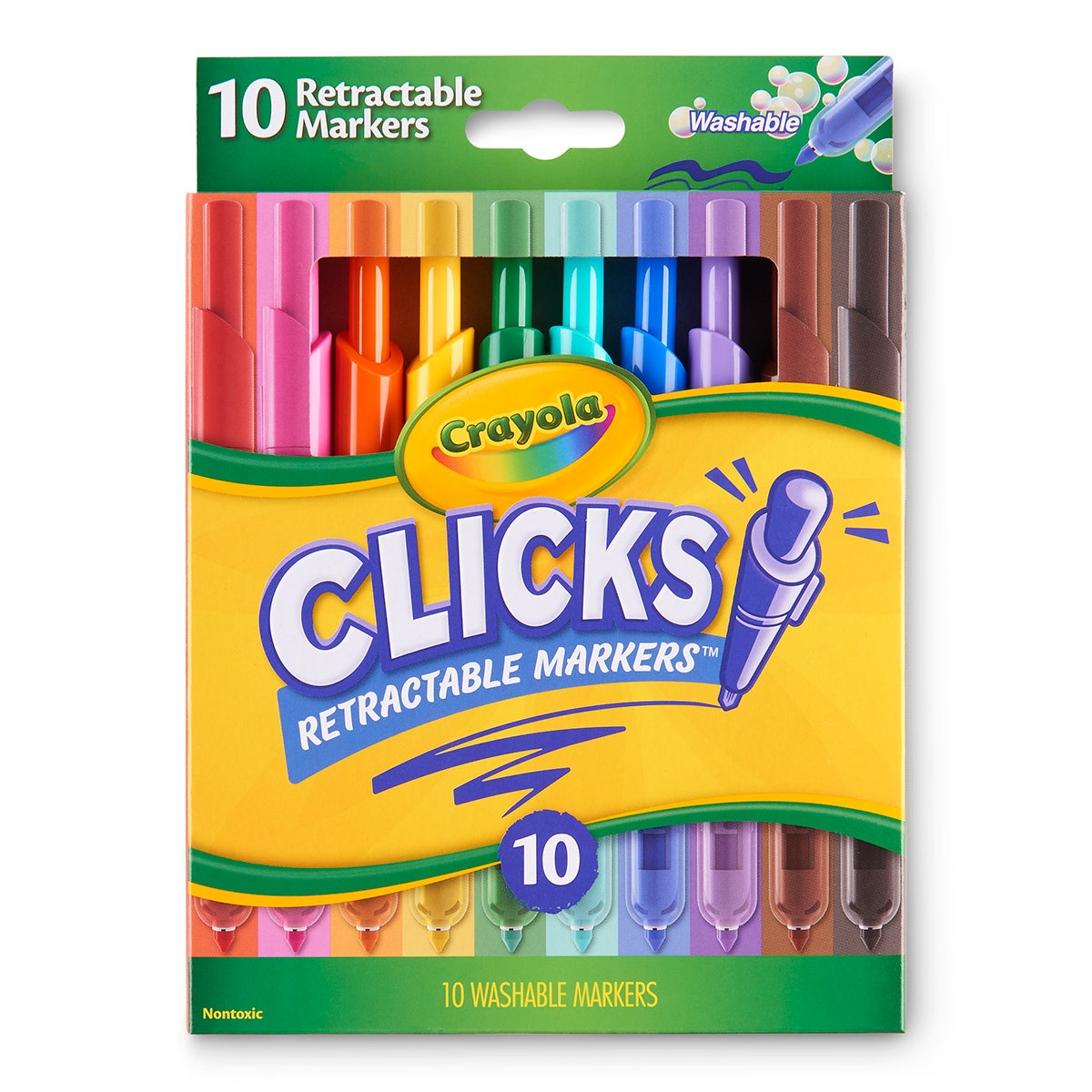 NE20192-Crayola® SuperClick Washable Markers - Classic Colors