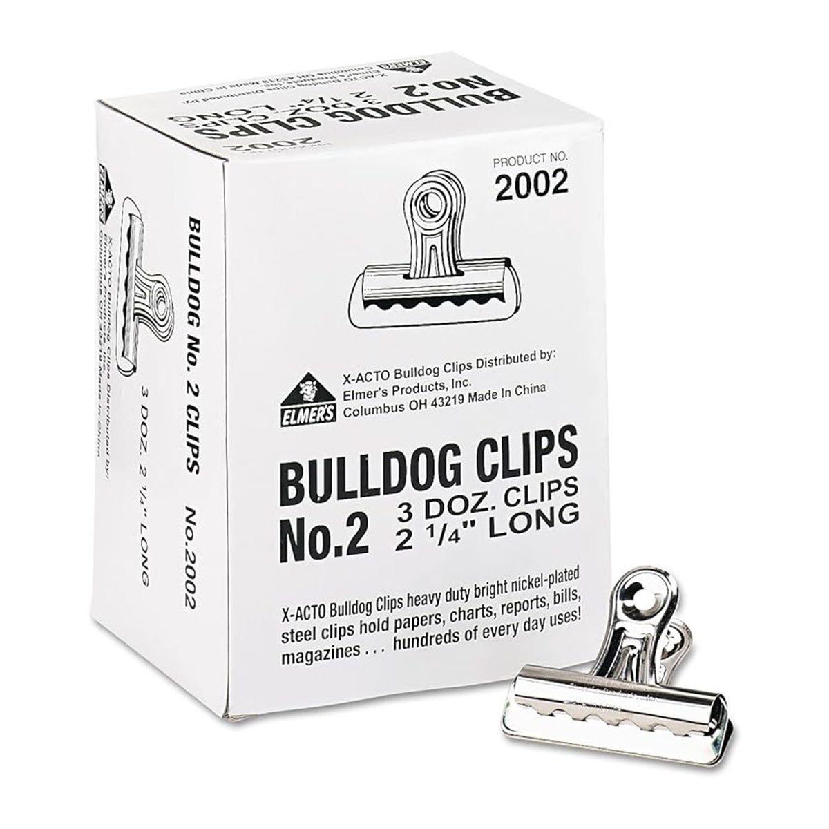 NE20213-Bulldog Clips - Pkg of 36