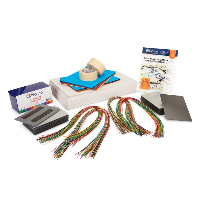 Nasco Continuous Contour Wire SelfPortraits Kit Nasco Education