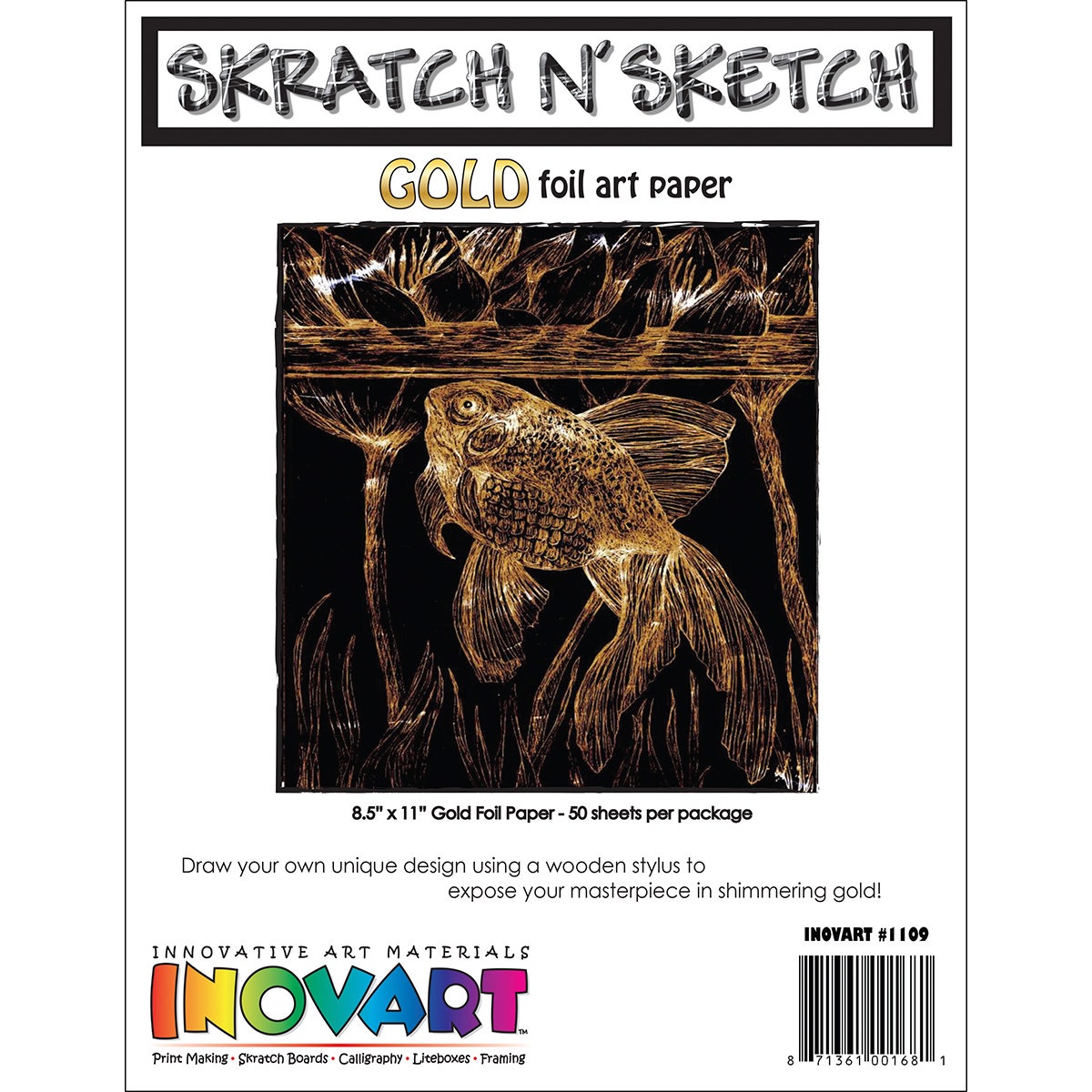X0000NE20319-Inovart Foil Scratch Paper