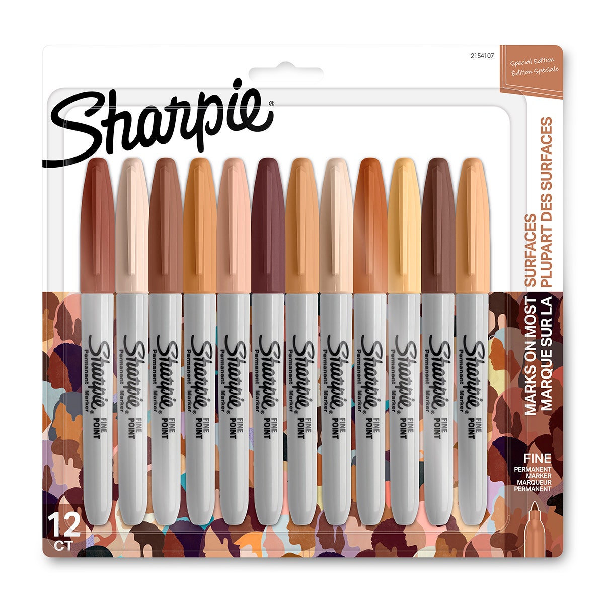 NE20340-Sharpie® Portait Colors Permanent Markers - Fine Point