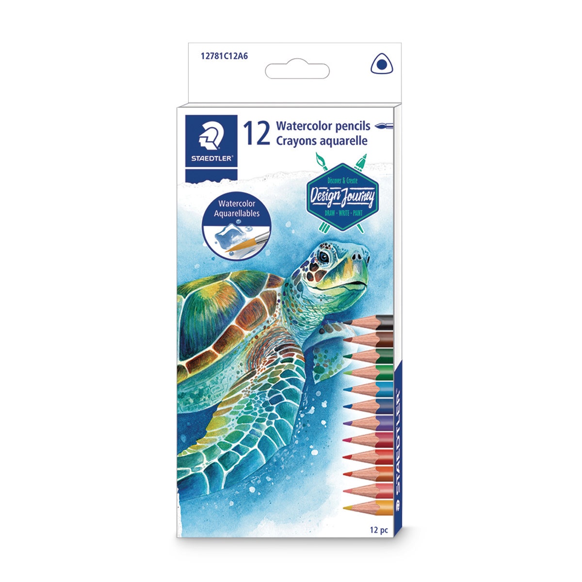 X0000NE20369-STAEDTLER® Triangular Watercolor Pencils - Sets