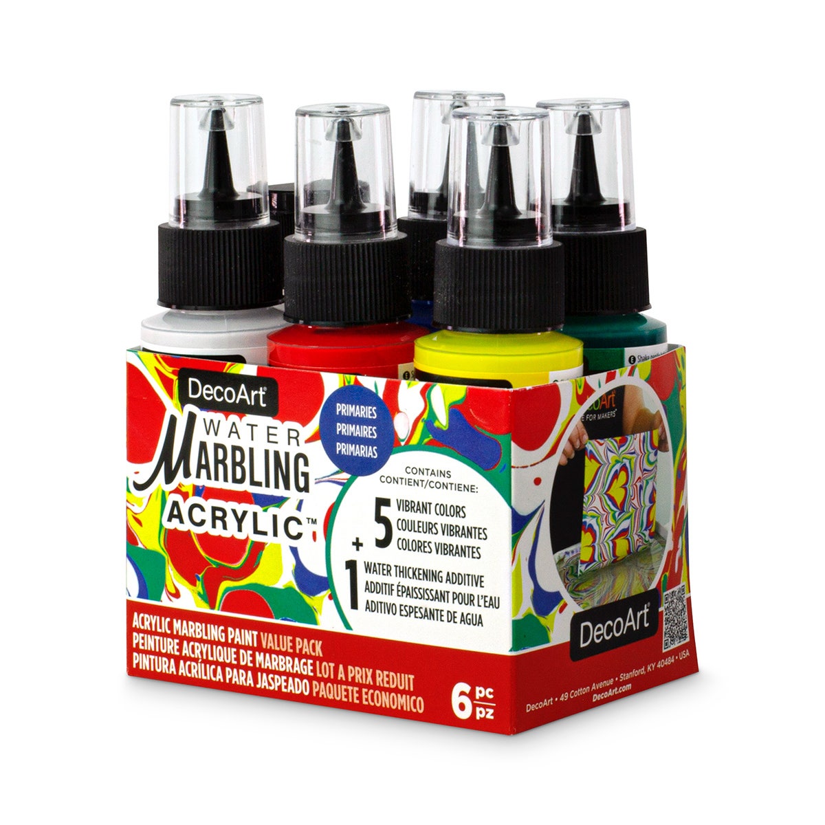 X0000NE20396-DecoArt® Water Marbling Paint and Medium Kits