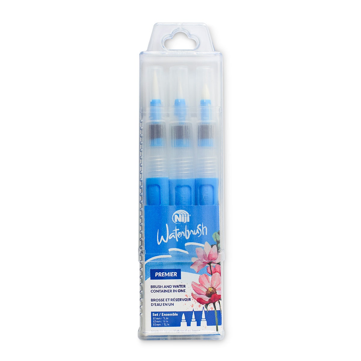 NE20444-Niji® Premier Waterbrushes - 3-Piece Set