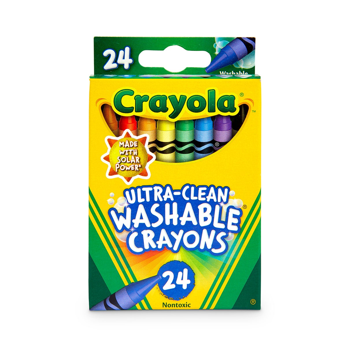 NE20456-Crayola® Ultra-Clean Washable Crayons - 24 Pack