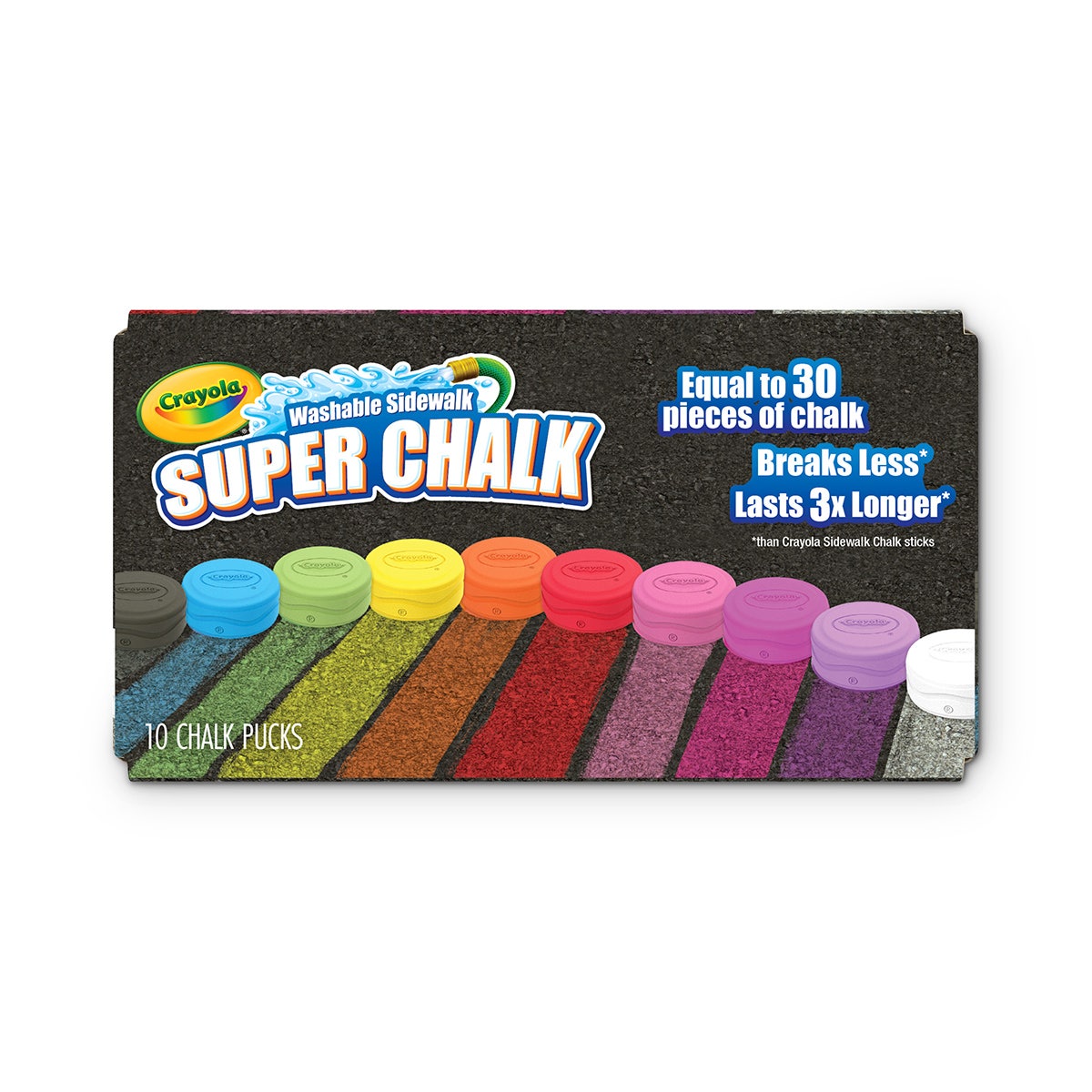 NE20465-Crayola® Super Chalk - Set of 10
