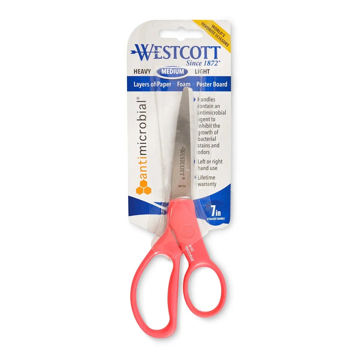 X0000NE20513-Hard Handle Student Scissors - 7 in. 
