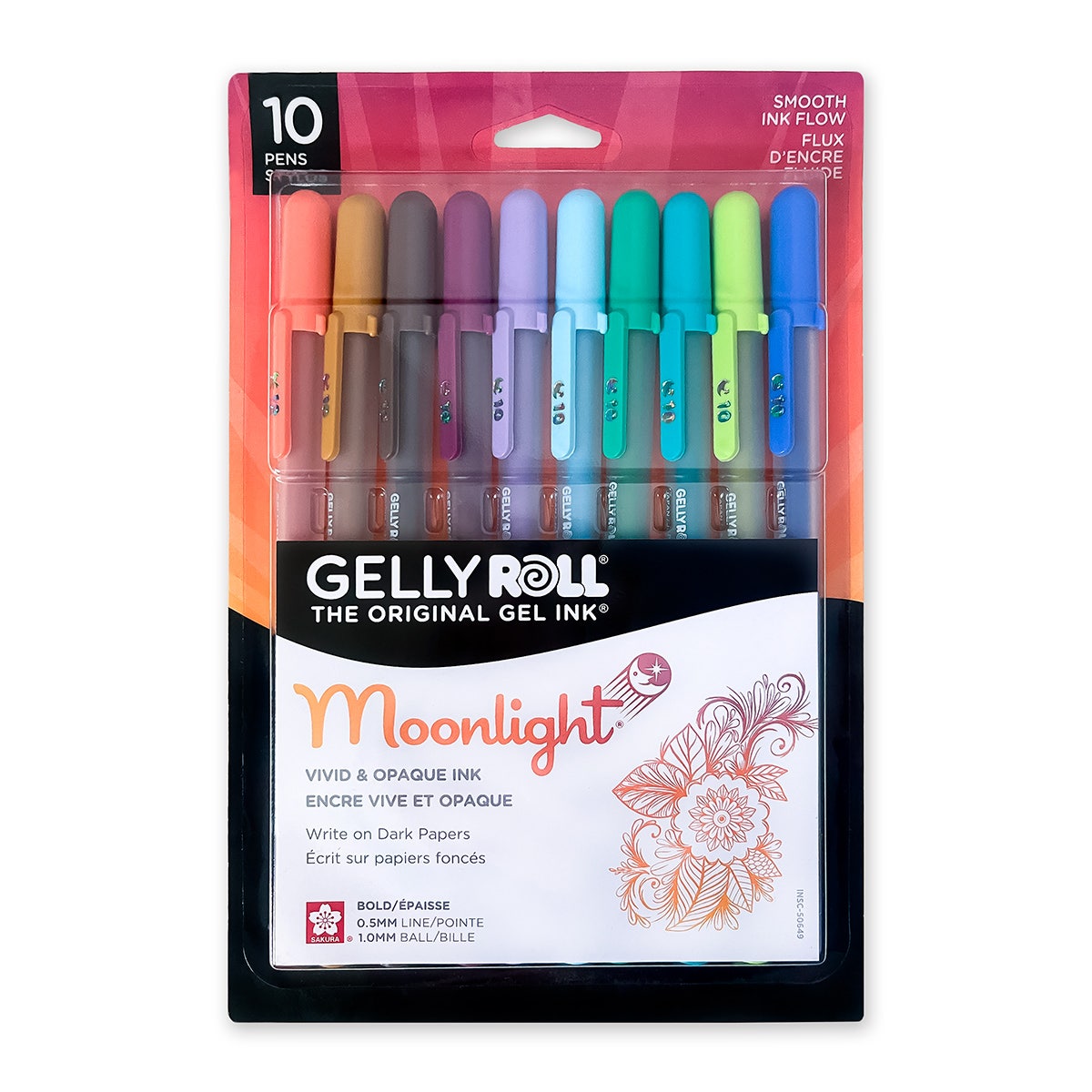 NE20563-Sakura® Gelly Roll® Gel Pens - Moonlight Series - Set of 10