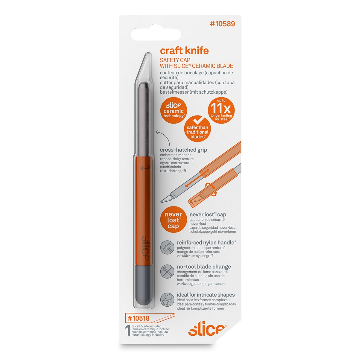 NE20570-Slice® Craft Knife with Safety Cap