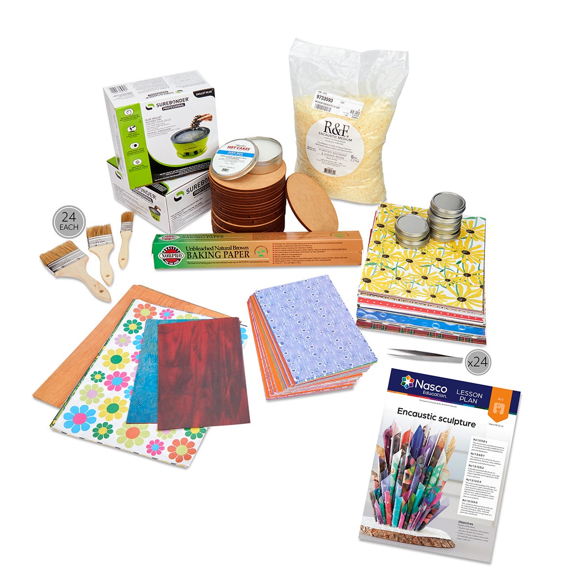 NE20673-Nasco Encaustic Sculptures Classroom Kit