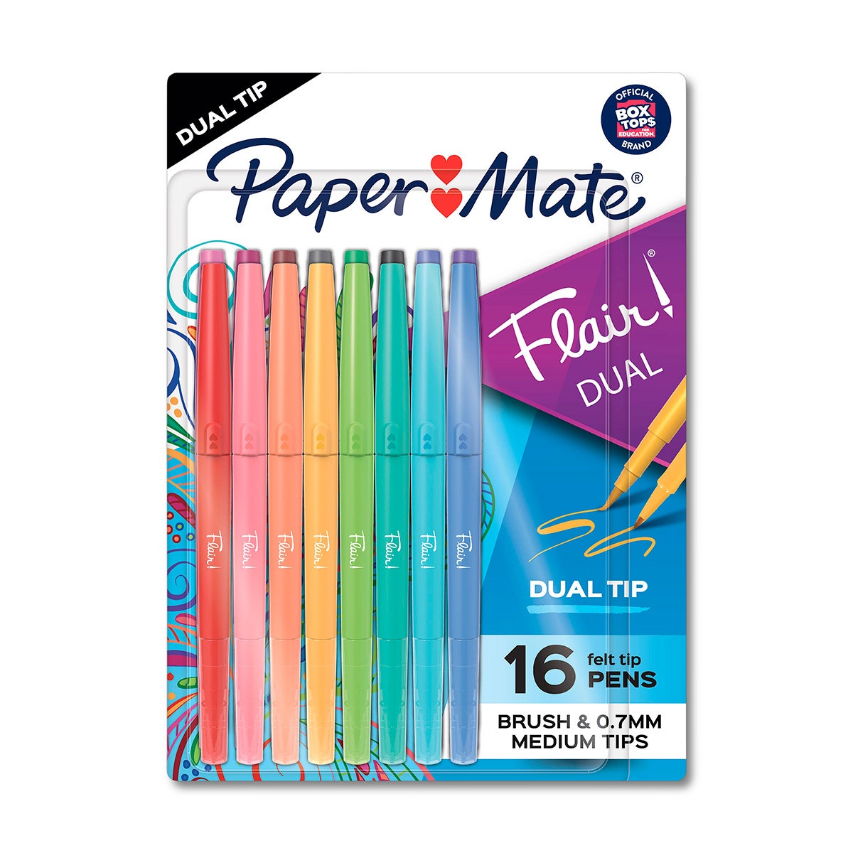 NE20705-Paper Mate® Flair Dual Felt-Tip Pens - Set of 16