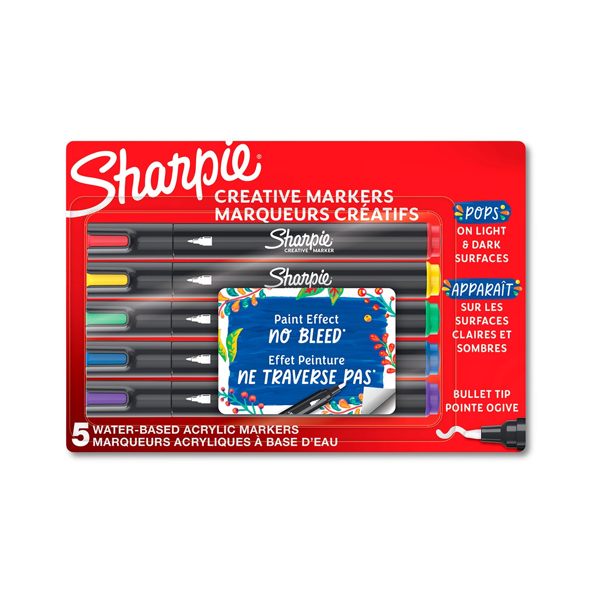 X0000NE20707-Sharpie® Acrylic Markers - Bullet Tip