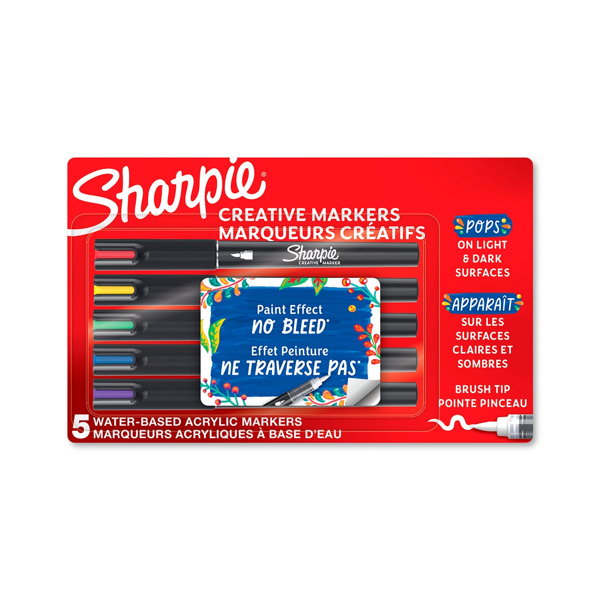 X0000NE20709-Sharpie® Acrylic Markers - Brush Tip