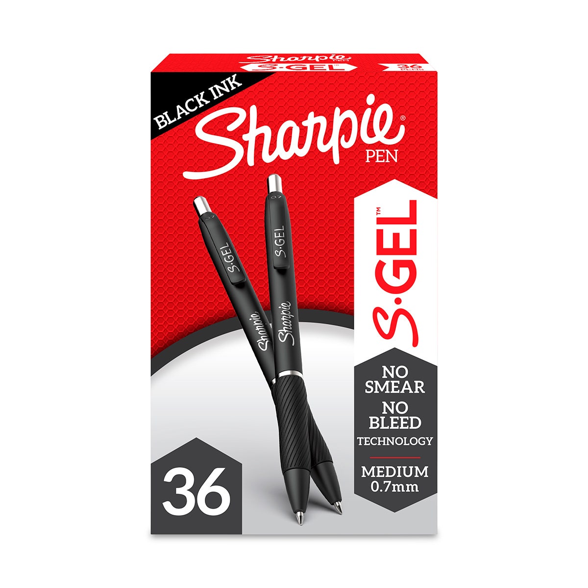 X0000NE20715-Sharpie® S-Gel Black Gel Pens