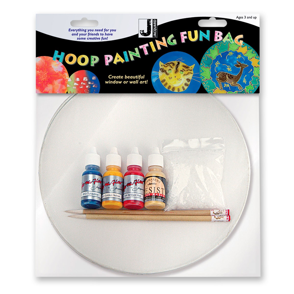NE20784-Stretched Silk Hoop Painting Kit