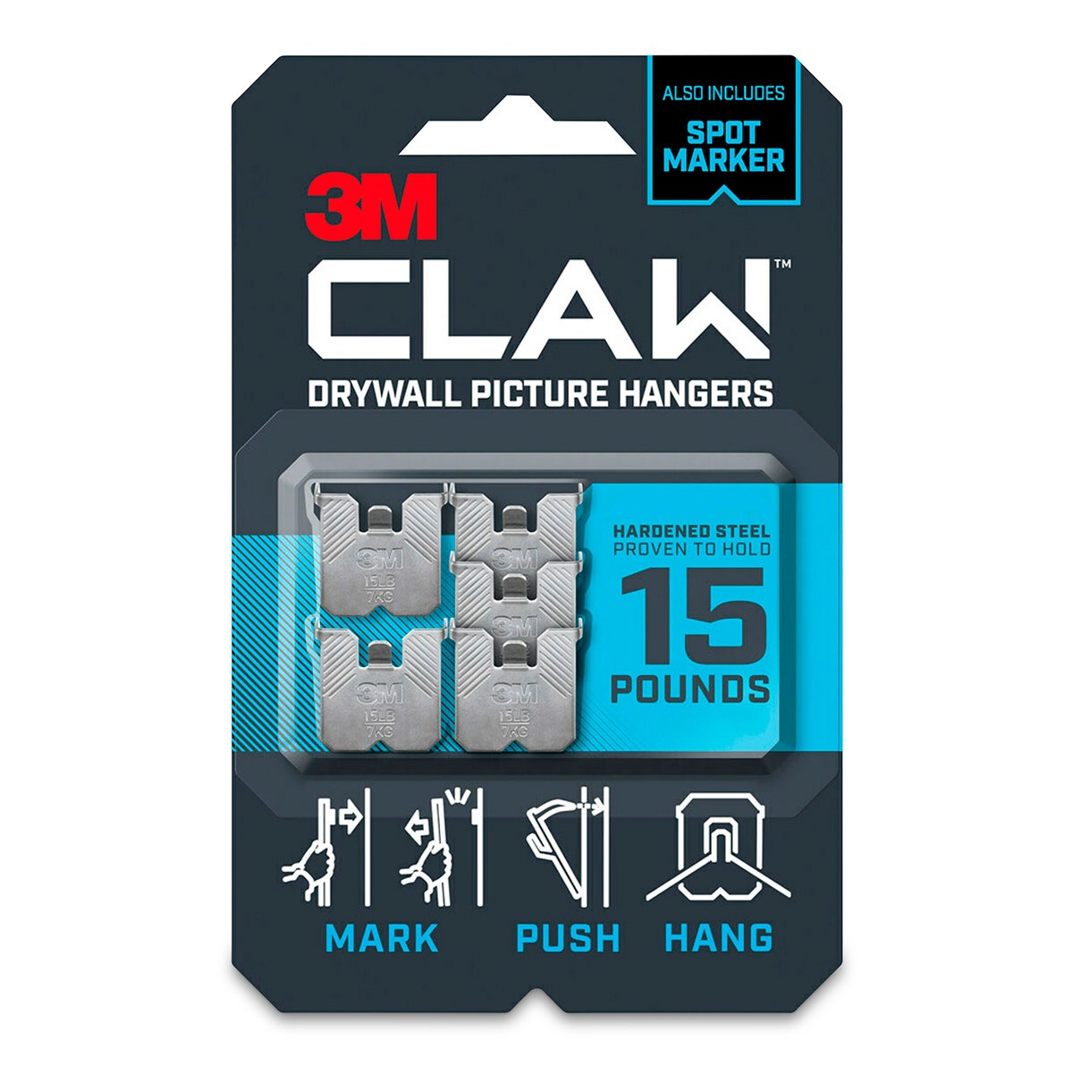 X0000NE20792-3M® CLAW™ Drywall Picture Hangers