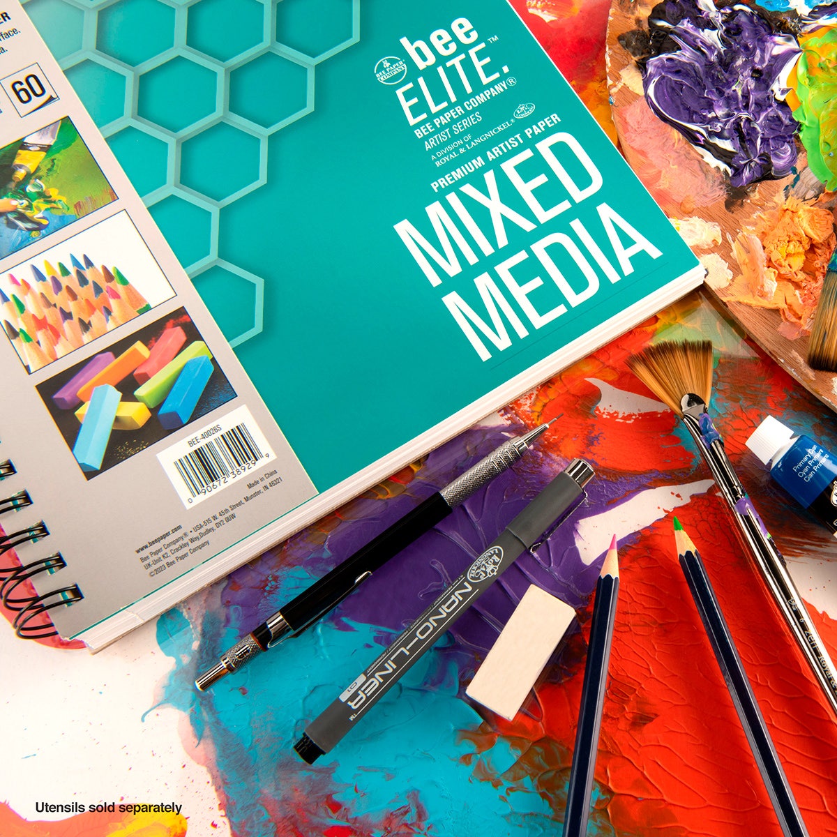 X0000NE20804-Bee Elite&trade; Artist Series Paper - 9 in. x 12 in.