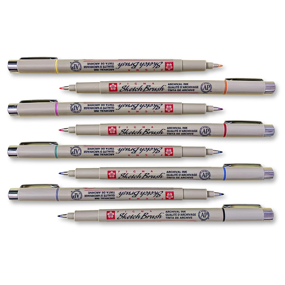 NE20852-Sakura&reg; Pigma&reg; Sketchbrush&trade; Pens - Set of 8