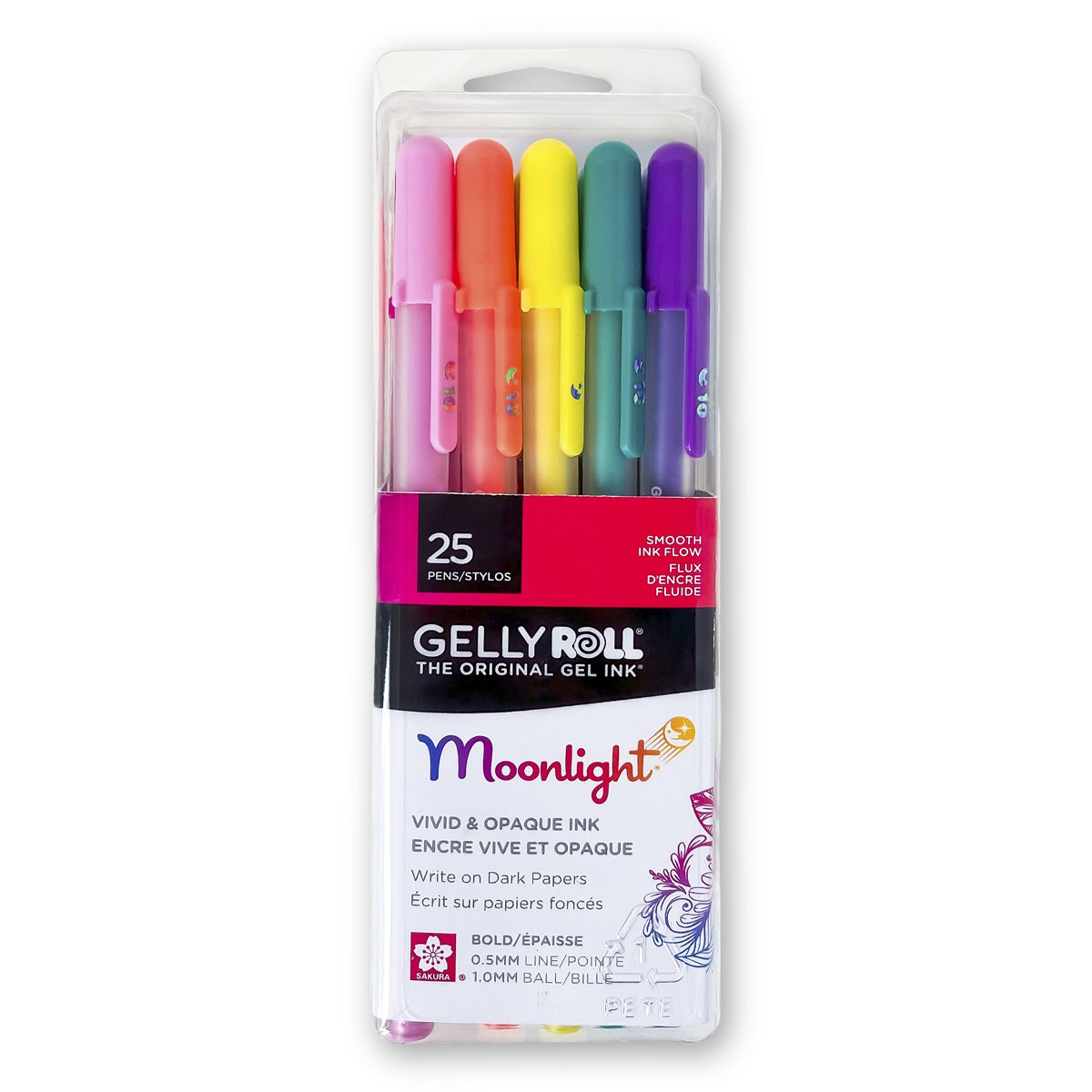 NE20855-Sakura® Gelly Roll® Moonlight 10 Bold Gel Pens - Set of 25