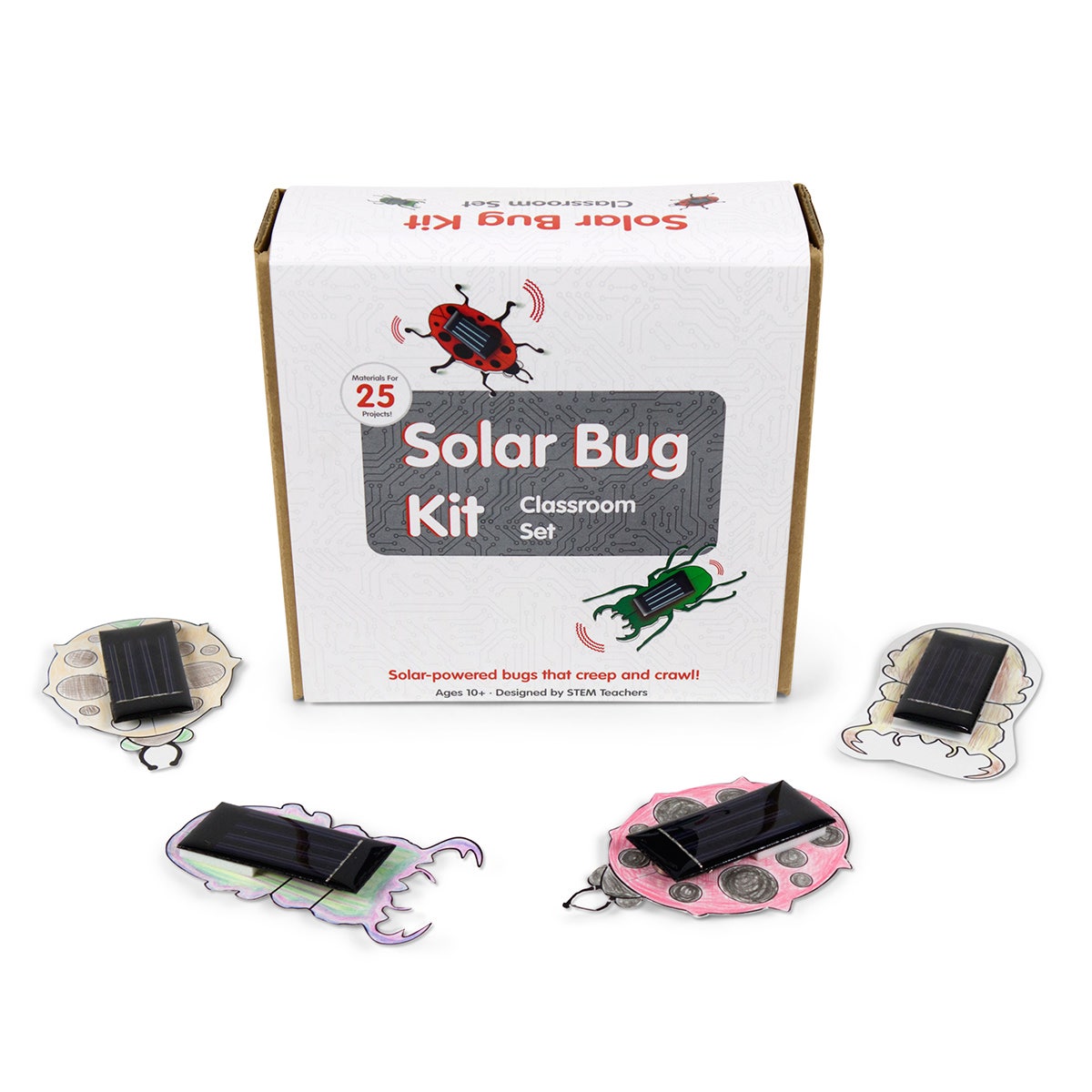 NE30036-Solar Bug STEM Project Kits - Set of 25