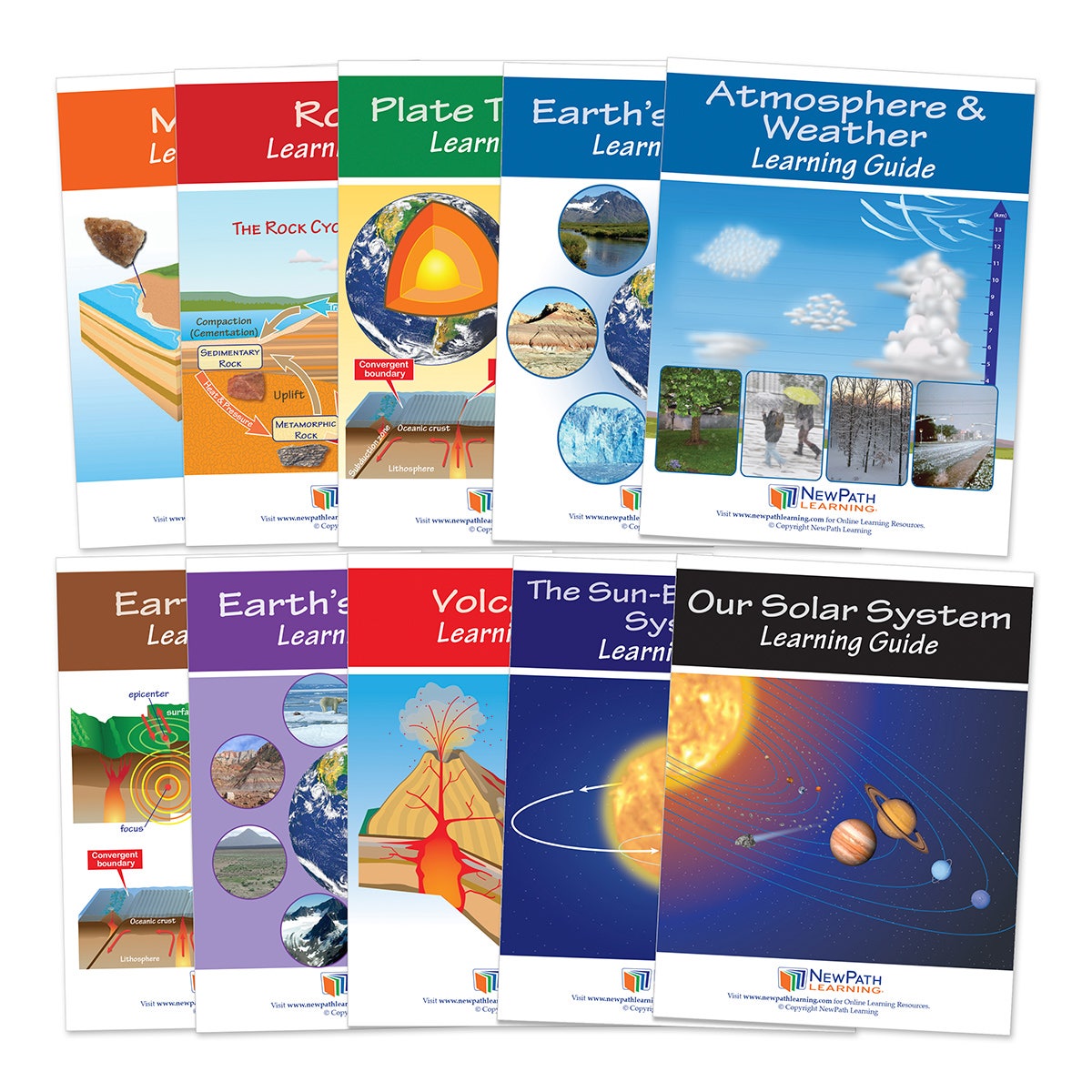 NE30053-NewPath Learning® Earth Science Workbook Set with Digital Access