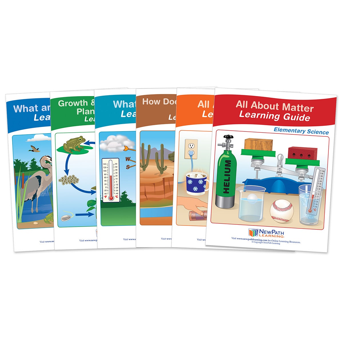 NE30059-NewPath Learning® Elementary Science Workbooks with Digital Access, Set of 6