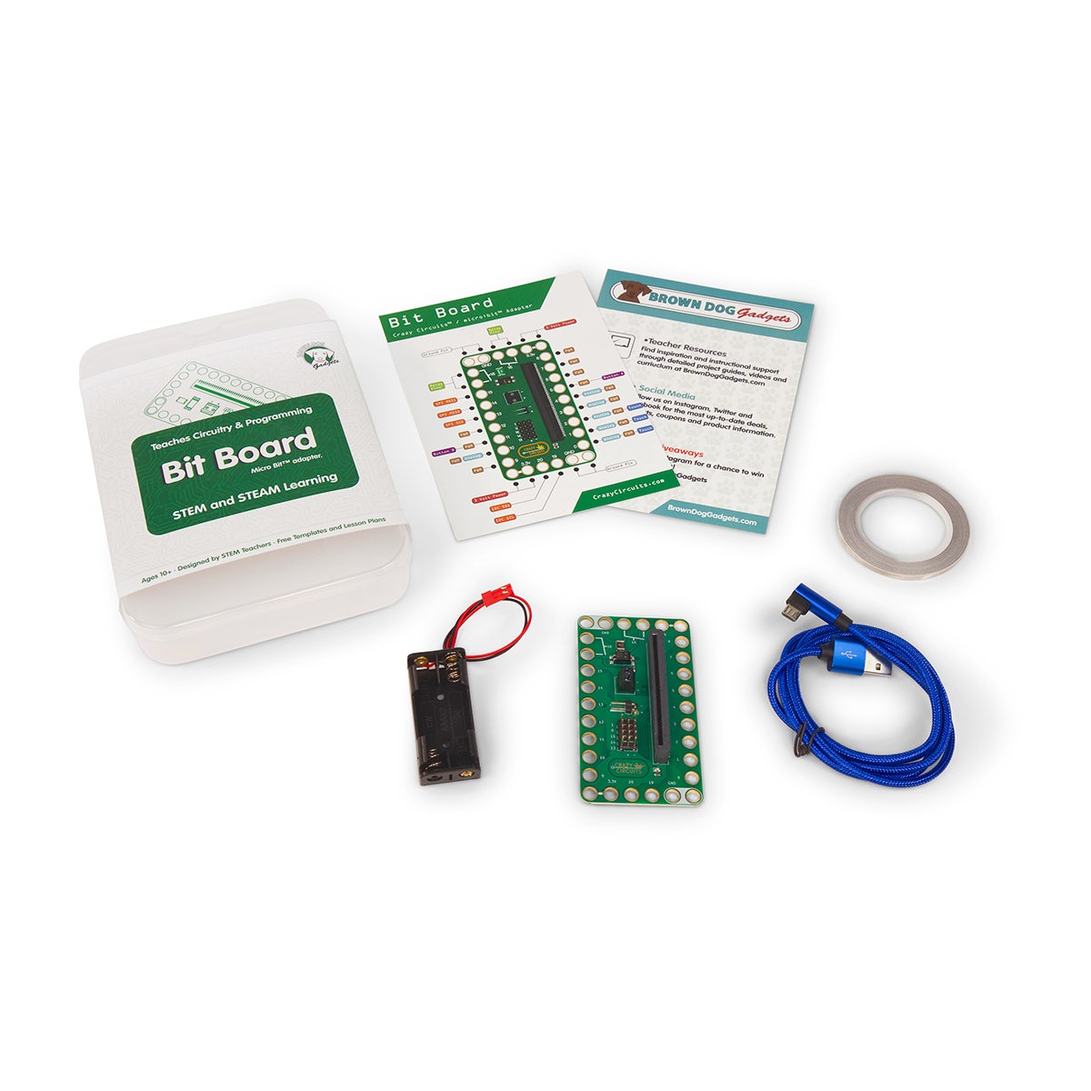 NE30102-Crazy Circuits Bit Board Basic Kit for micro:bit Handheld Computer