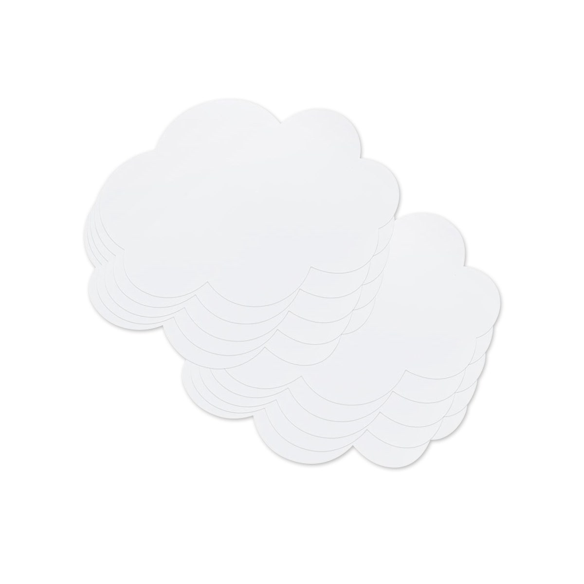 NE30130-Pacon® Self-Stick Dry-Erase Clouds