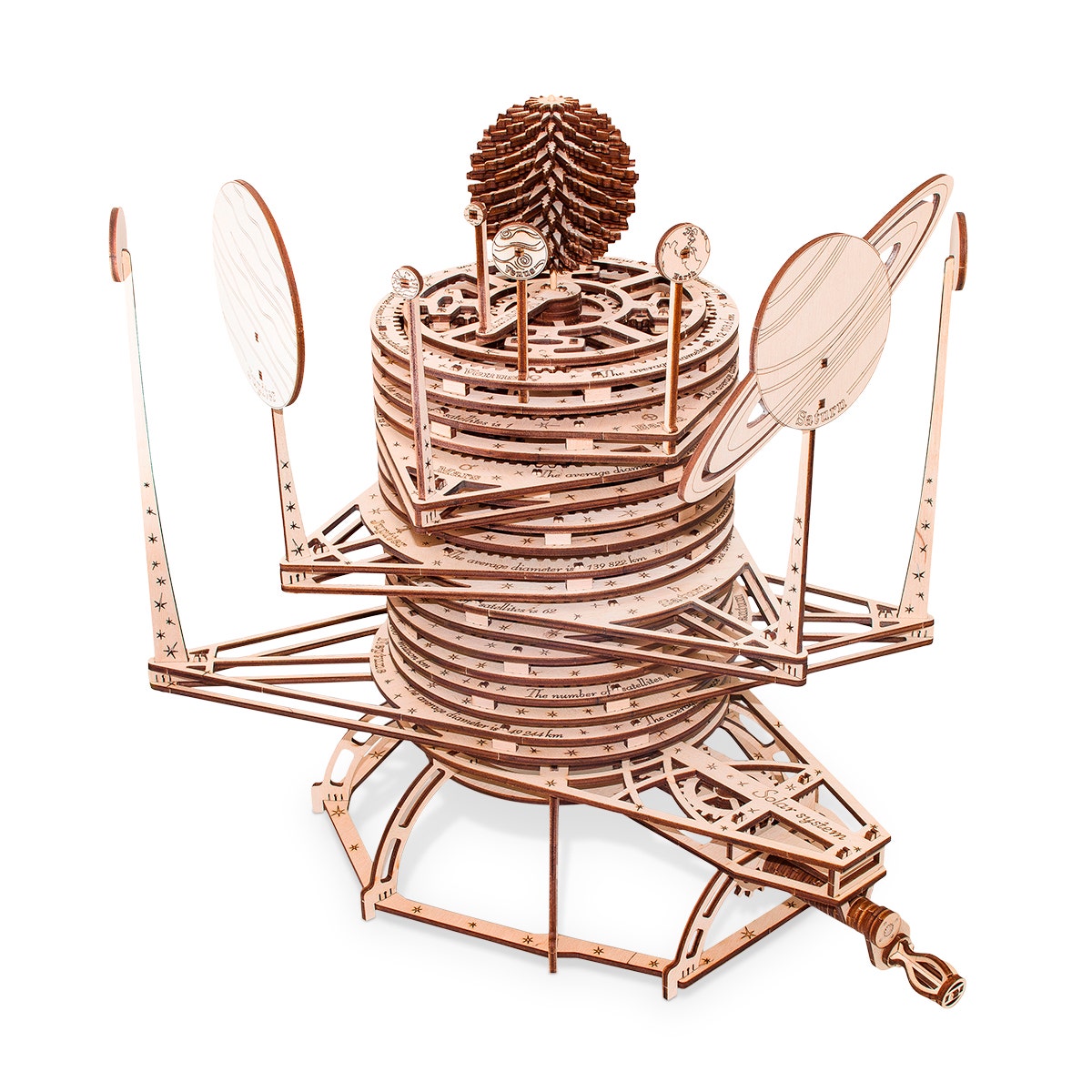 NE30196-Eco-Wood-Art Planetarium Construction Kit