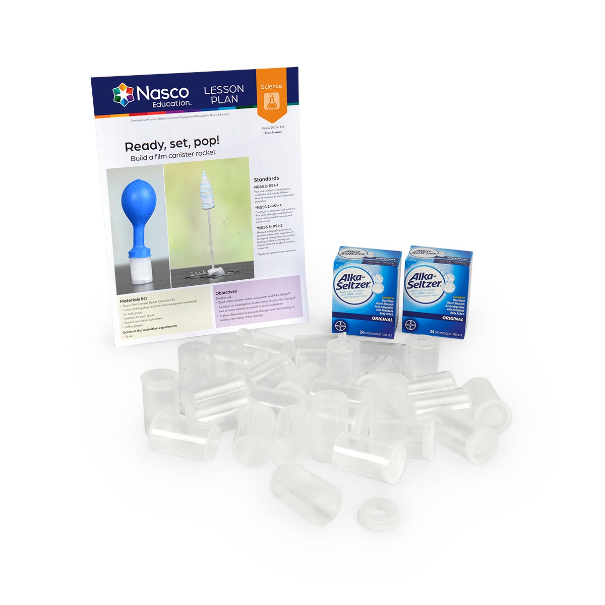 NE30334-Nasco Film Canister Rocket Classroom Kit