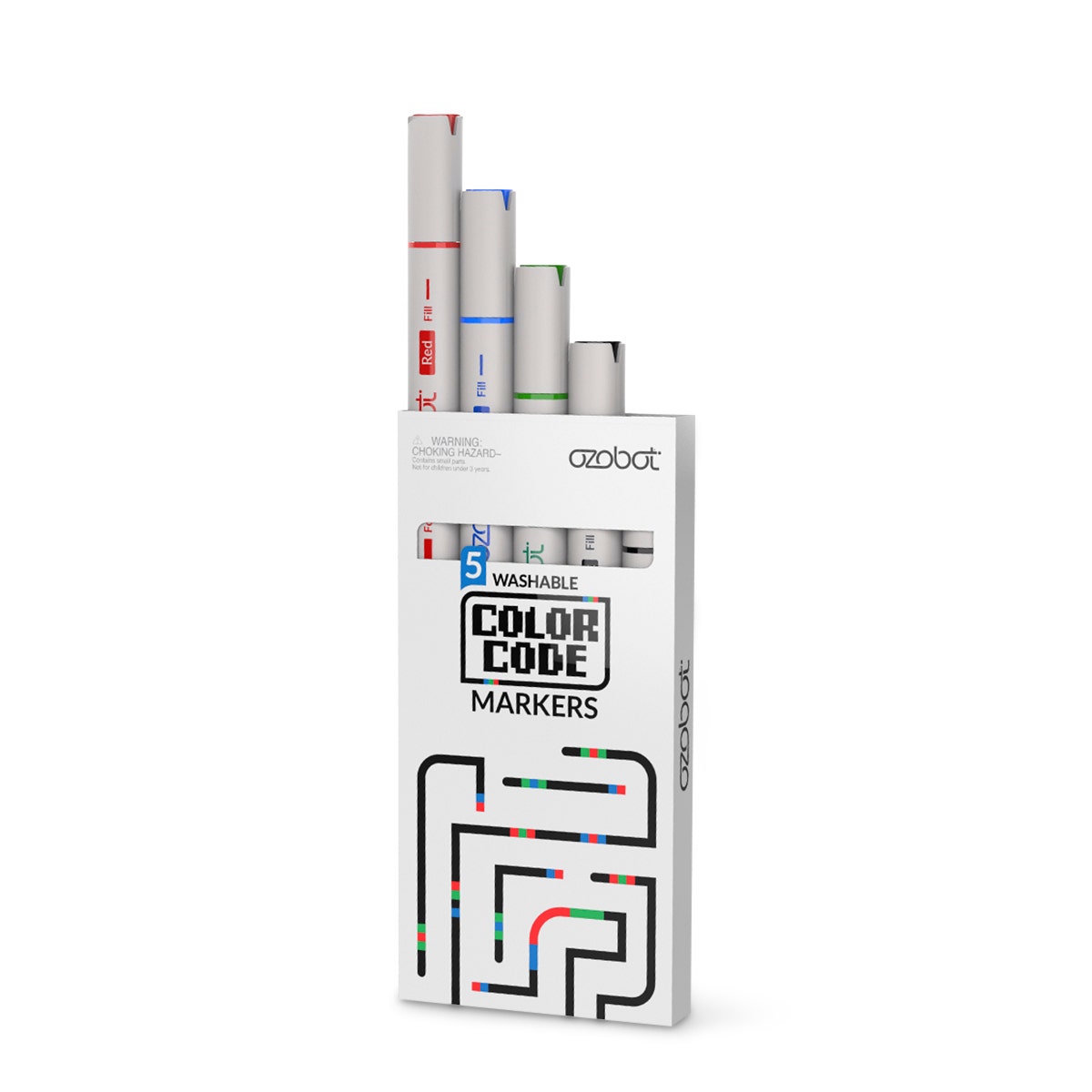 NE30369-Ozobot Dual-Tip Washable Color Code Markers