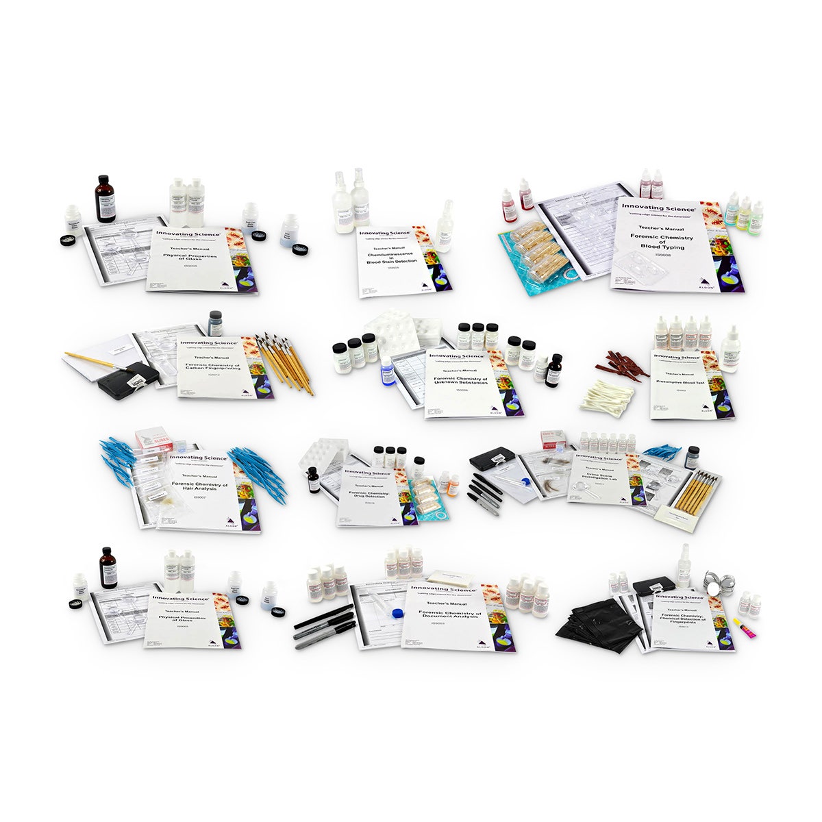 NE30422-Innovating Science® Forensic Science Lab Activities - Complete Set of 12 