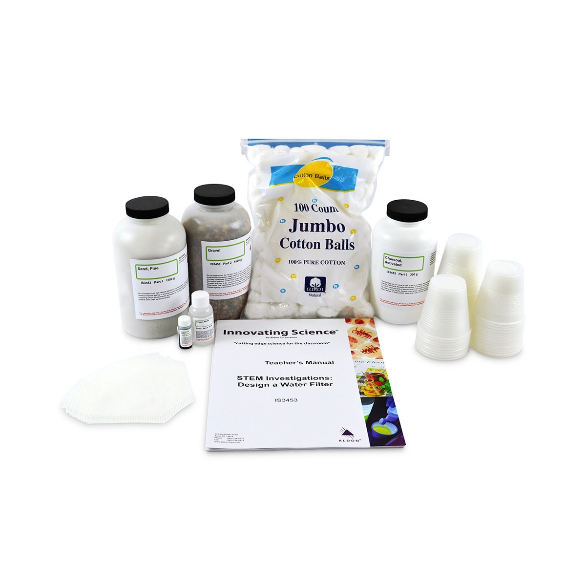 NE30426-Innovating Science® STEM Investigations: Design a Water Filter Kit