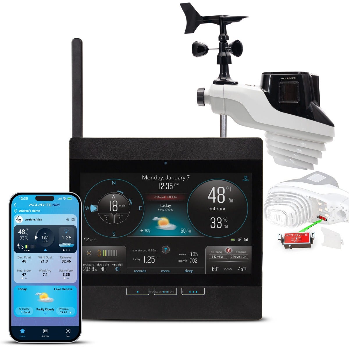 NE30444-AcuRite&reg; Atlas 7-in-1 Weather Station