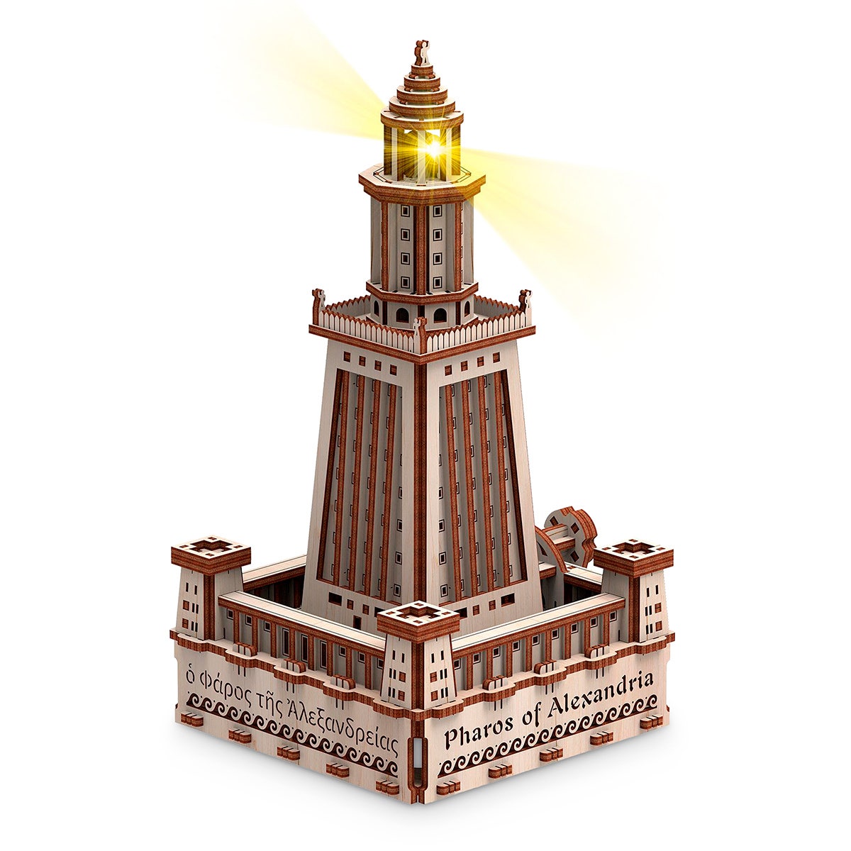 NE30469-Mr. Playwood Alexandria Lighthouse Eco-Light Kit 
