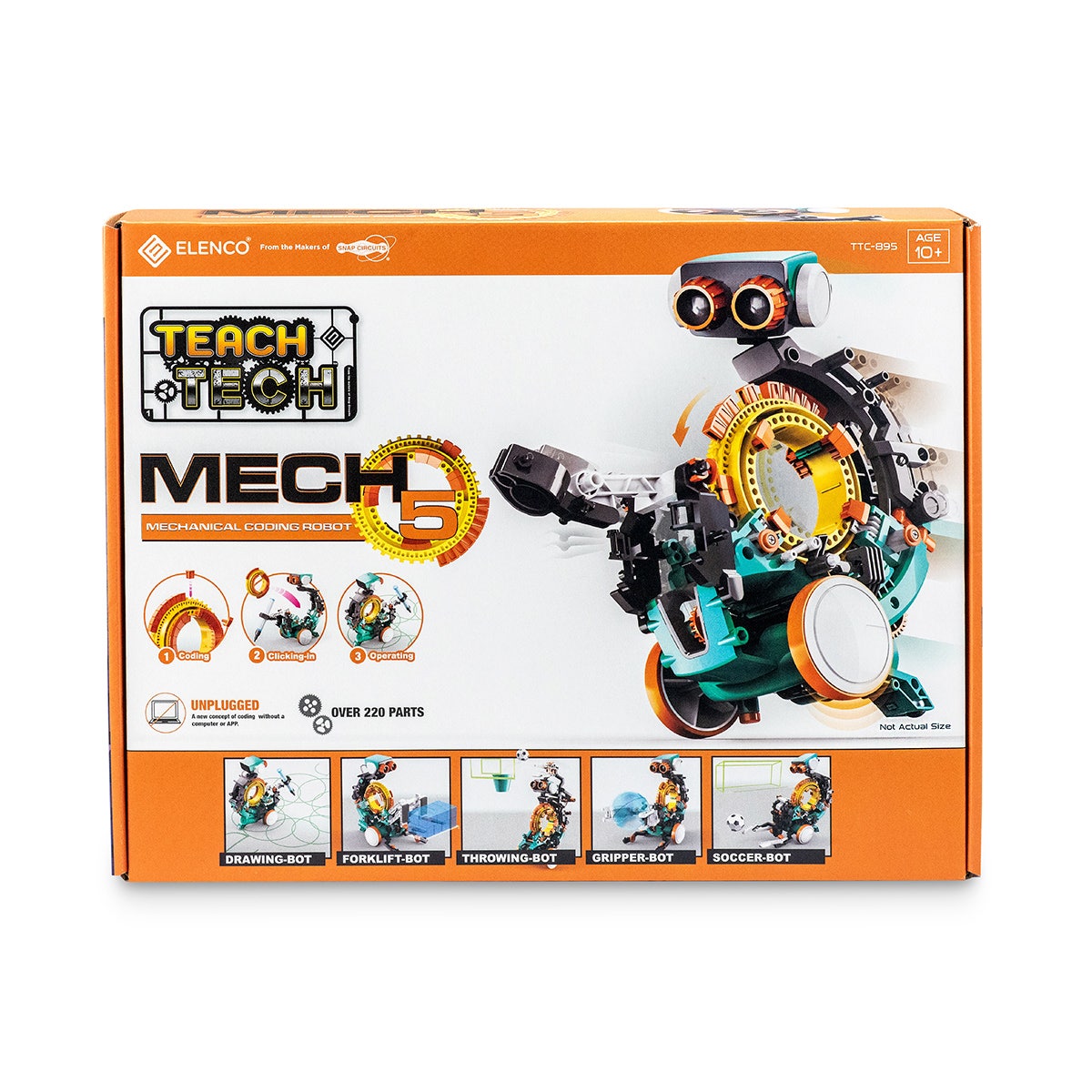 NE30490-Teach Tech™ Mech-5 Mechanical Coding Robot 