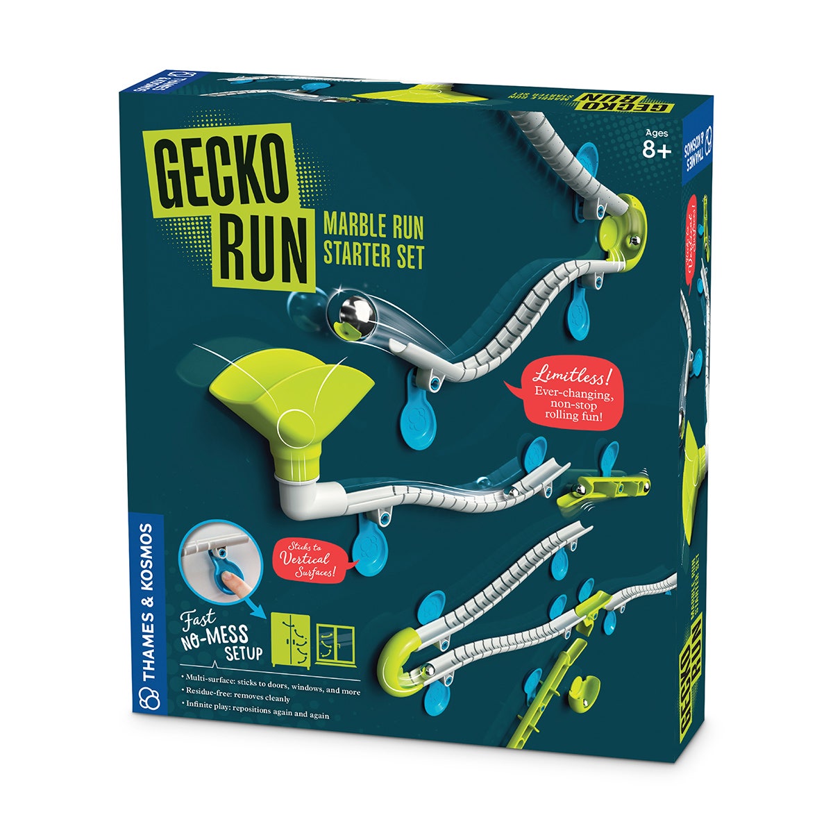 NE30500-Thames and Kosmos® Gecko Run Marble Run Starter Set
